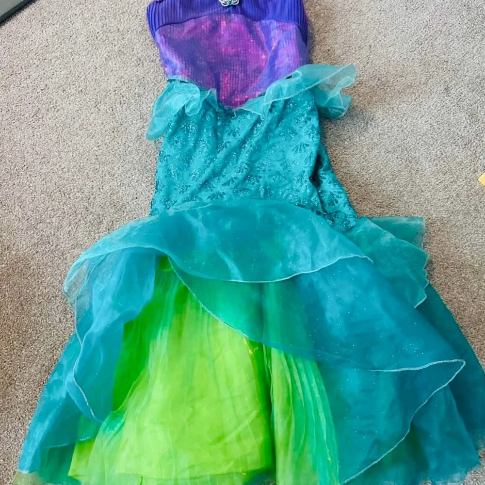 Disney Teal, Aqua & Purple Mermaid Costume Dress